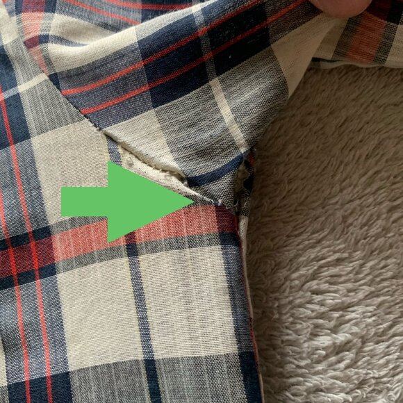 60s Vintage Button-Down Long Sleeve. Towncraft Par Excellence. Medium. - Picture 10 of 10